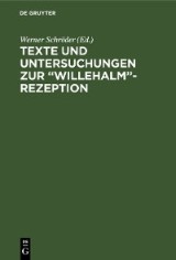 Texte und Untersuchungen zur “Willehalm”-Rezeption