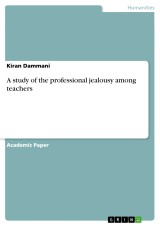A study of the professional jealousy among teachers