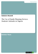 The Use of Family Planning Devices. Students' Attitudes in Nigeria
