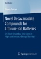Novel Decavanadate Compounds for Lithium-Ion Batteries