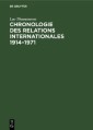 Chronologie des relations internationales 1914-1971