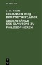 Gedanken von der Freyheit, über Gegenstände des Glaubens zu philosophieren