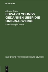 Edward Youngs Gedanken über die Originalwerke