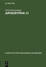 Apokrypha III