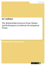 The Relationship between Team Climate and Performance in Software Development Teams