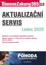Danové zákony 2020 - Aktualizacní servis LEDEN