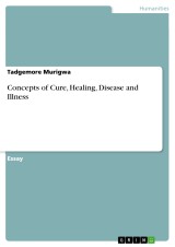 Concepts of Cure, Healing, Disease and Illness