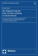 Die Regulierung des Peer-to-Peer-Lending in Deutschland
