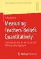 Measuring Teachers' Beliefs Quantitatively