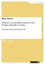 Women in Leadership Positions in the People's Republic of China