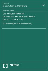 Die Religionsfreiheit juristischer Personen im Sinne des Art. 19 Abs. 3 GG