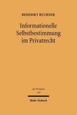 Informationelle Selbstbestimmung im Privatrecht