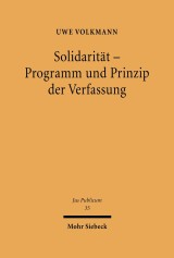 Solidarität - Programm und Prinzip der Verfassung