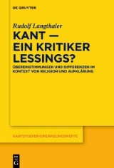 Kant - ein Kritiker Lessings?