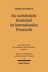 Die nichteheliche Kindschaft im Internationalen Privatrecht