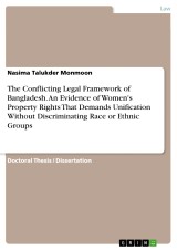 The Conflicting Legal Framework of Bangladesh. An Evidence of Women's Property Rights That Demands Unification Without Discriminating Race or Ethnic Groups