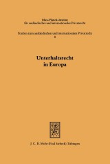Unterhaltsrecht in Europa : e. Zwölf-Länder-Studie