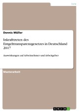 Inkrafttreten des Entgelttransparenzgesetzes in Deutschland 2017