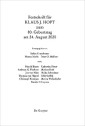 Festschrift für Klaus J. Hopt zum 80. Geburtstag am 24. August 2020