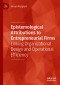 Epistemological Attributions to Entrepreneurial Firms