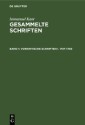 Immanuel Kant: Gesammelte Schriften. Abtheilung I: Werke / Vorkritische Schriften I. 1747-1756