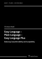 Easy Language - Plain Language - Easy Language Plus