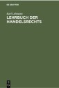 Lehrbuch der Handelsrechts