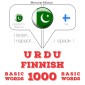 1000 essential words in Finnish