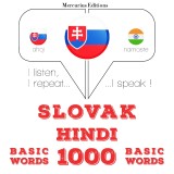 Slovenský - hindcina: 1000 základných slov