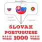 Slovenský - portugalská: 1000 základných slov