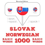 Slovenský - Norwegian: 1000 základných slov