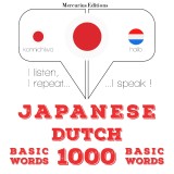 1000 essential words in Dutch