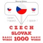 Cestina - slovenstina: 1000 základních slov