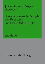 Johann Gustav Droysen: Historik / Supplementband