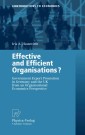 Effective and Efficient Organisations?