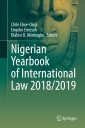Nigerian Yearbook of International Law 2018/2019