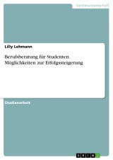 Berufsberatung für Studenten. Möglichkeiten zur Erfolgssteigerung