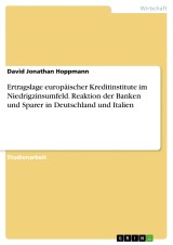 Ertragslage europäischer Kreditinstitute im Niedrigzinsumfeld. Reaktion der Banken und Sparer in Deutschland und Italien