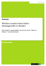 Welchen sozialen Status haben Hausangestellte in Mexiko?