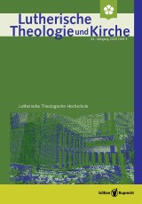 Lutherische Theologie und Kirche - Heft 04/2020