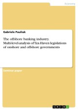 The offshore banking industry. Multi-level-analysis of Tax-Haven legislations of onshore and offshore governments