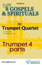 Trumpet 4 part of "8 Gospels & Spirituals for quartet