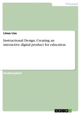 Instructional Design. Creating an interactive digital product for education