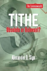 Tithe Obsolete or Relevant?