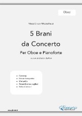 5 Brani da Concerto (N.van Westerhout) vol.Oboe