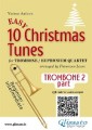 Trombone/Euphonium 2 B.C. part of "10 Easy Christmas Tunes" for Trombone or Euphonium Quartet