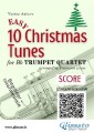 Bb Trumpet Quartet Score "10 Easy Christmas Tunes"