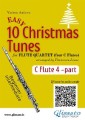 Flute 4 part of "10 Easy Christmas Tunes" for Flute Quartet