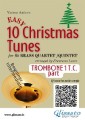 Bb Trombone 1 t.c. part of "10 Easy Christmas Tunes" for Brass Quartet or Quintet