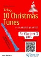 Bb Clarinet 3 part of "10 Easy Christmas Tunes" for Clarinet Quartet